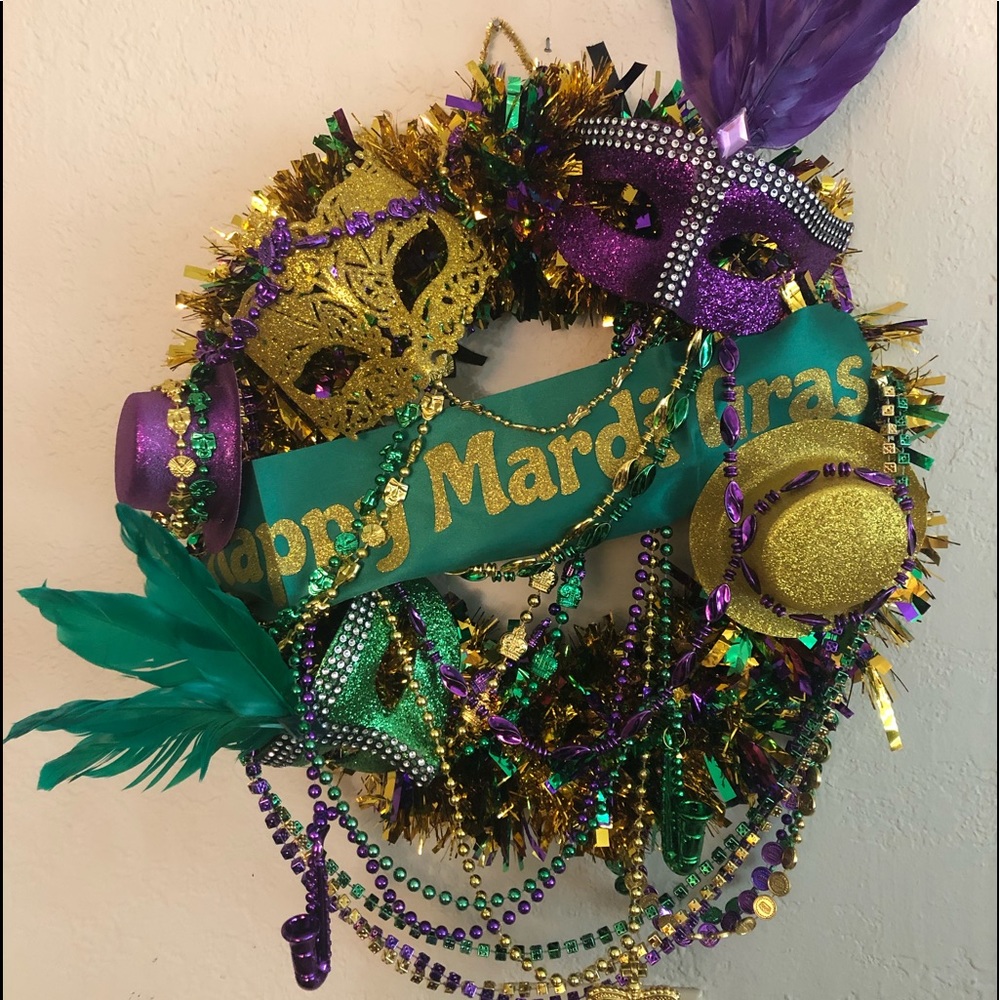 Mardi Gras wreaths